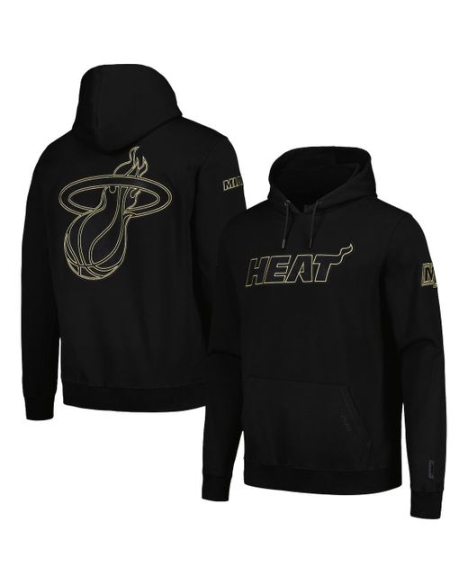 Pro Standard Miami Heat and Gold Pullover Hoodie