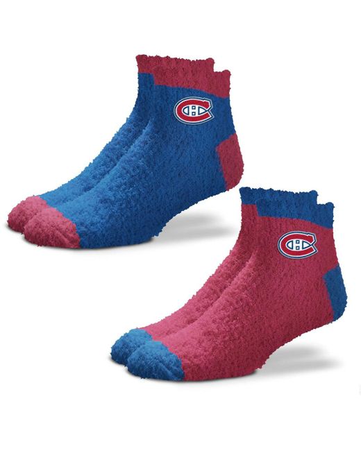 For Bare Feet Montreal Canadiens 2-Pack Team Sleep Soft Socks