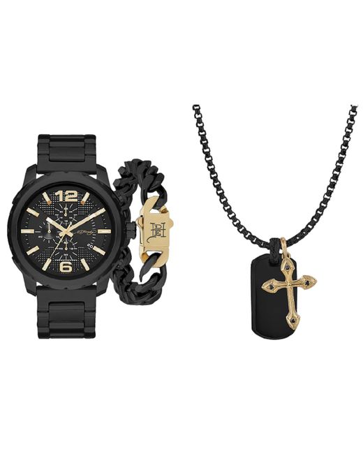 Ed Hardy Metal Bracelet Watch Gift Set