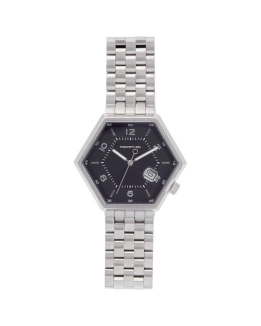 Morphic M95 Series Watch Silver 45mm silver