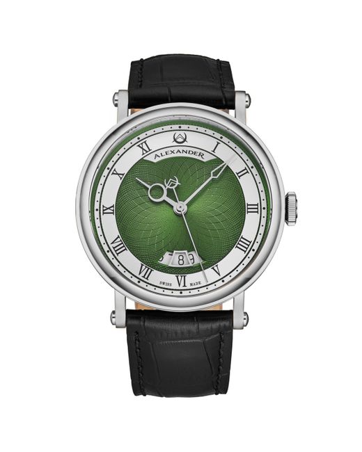 Alexander Triumph Automatic Green Dial 49mm Round Watch