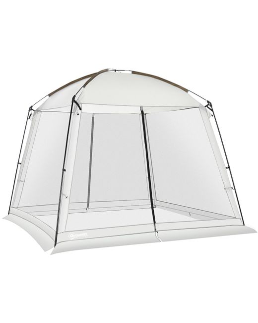 Outsunny 10 x Screen House Room UV50 Tent with 2 Doors and Carry Bag Easy Setup for Patios Outdoor Camping Activities