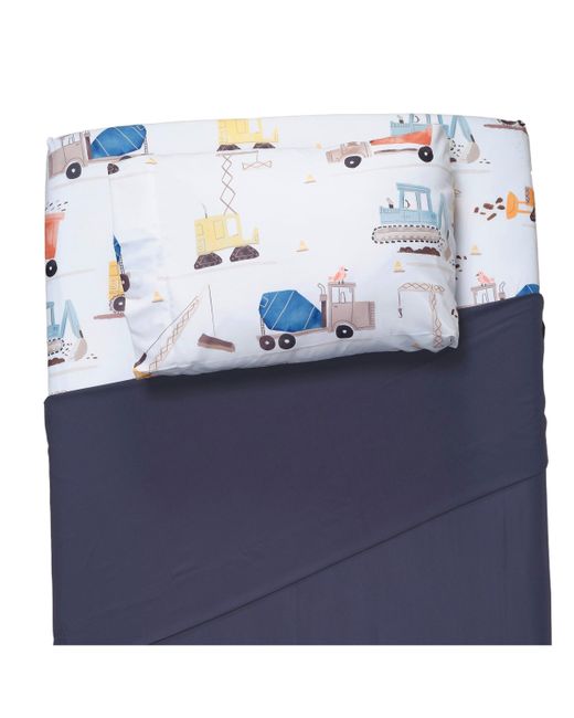 Bedtime Originals Construction Zone Transportation Sheets Pillowcase Set