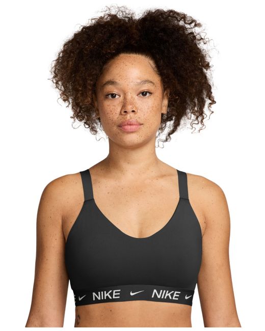 Nike Indy Medium-Support Padded Adjustable Sports Bra white