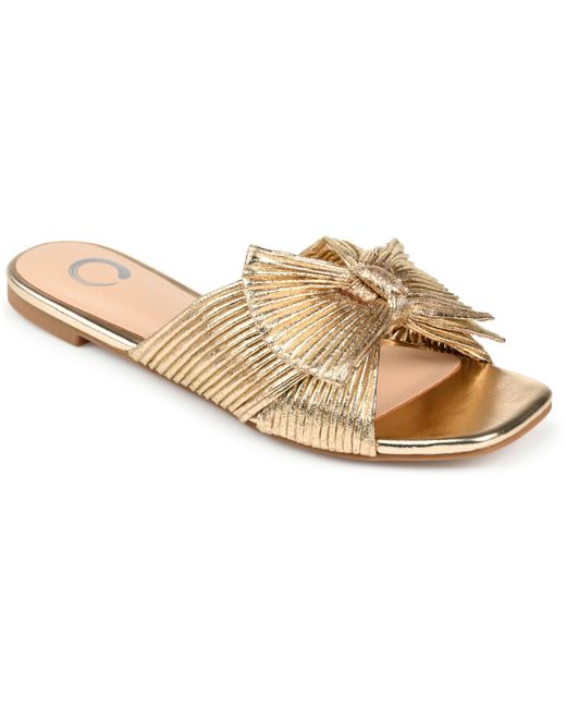 Journee Collection Bow Flat Sandals
