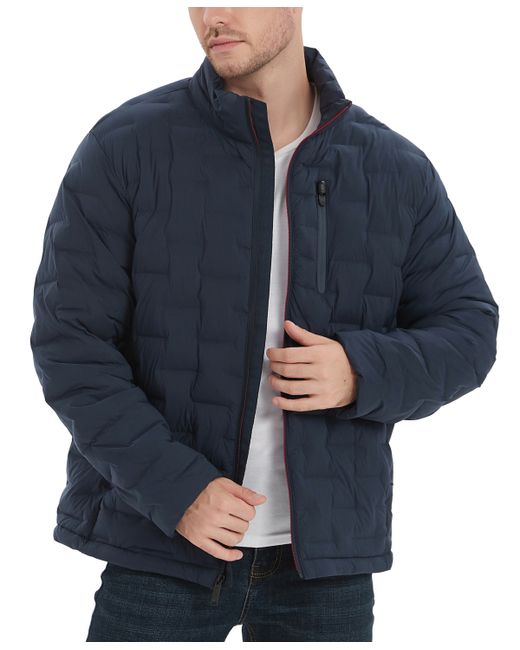 Outdoor United Stretch Seamless Brick Quilted Full-Zip Puffer Jacket