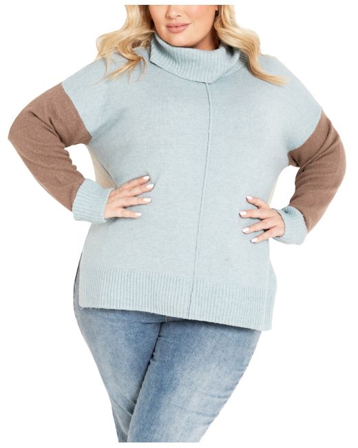 Avenue Plus Riley High Low Sweater