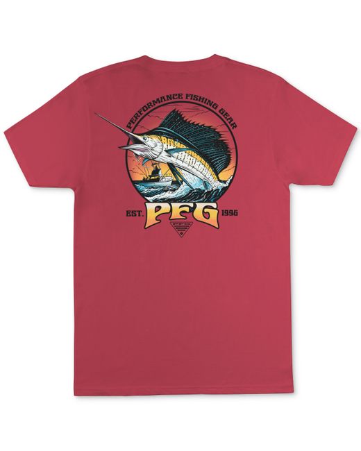 Columbia Cruiser Pfg Sailfish Graphic T-Shirt
