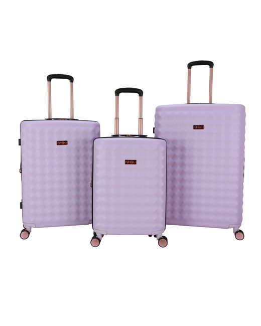 Jessica Simpson Vibrance 3 Piece Hardside Luggage Set
