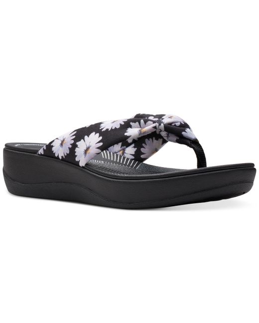 Clarks Arla Glison Slip-On Platform Wedge Sandals
