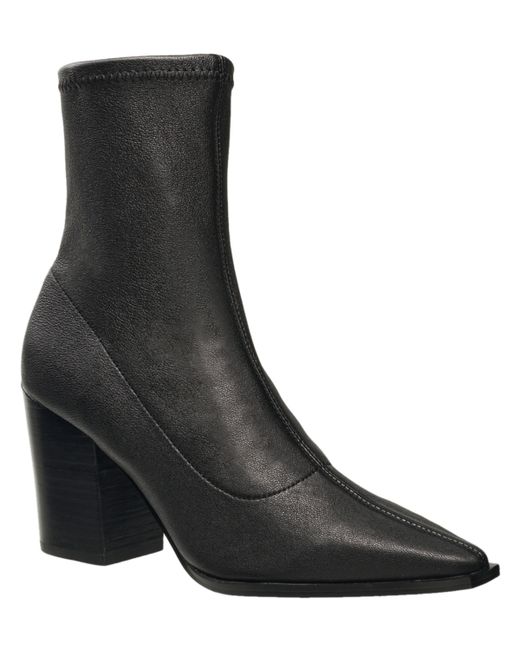 French Connection Lorenzo Leather Block Heel Boots