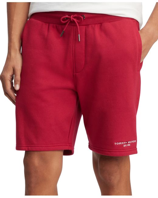 Tommy Hilfiger Cotton Fleece Logo Shorts