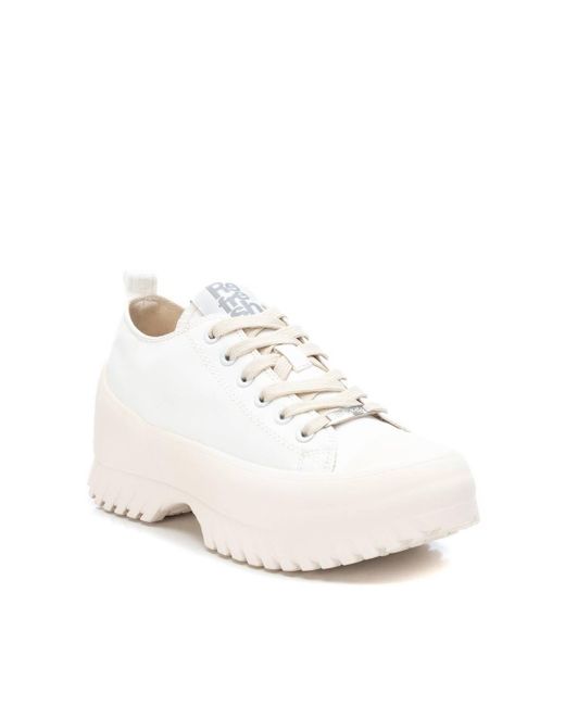Xti Canvas Platform Sneakers By