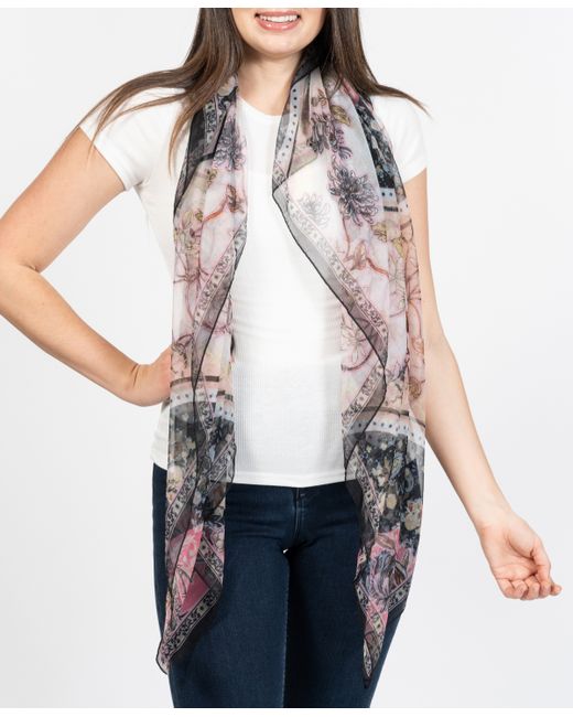 Vince Camuto Paisley Floral Square Scarf
