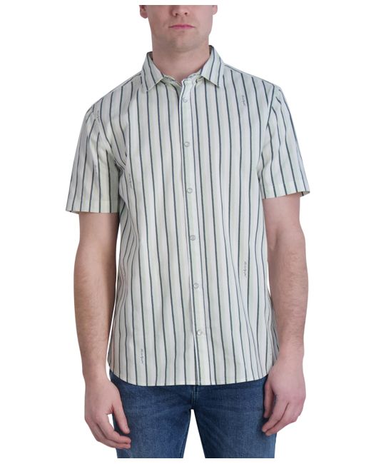 Karl Lagerfeld Woven Stripe Shirt