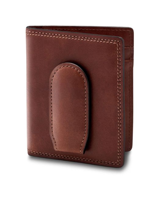 Bosca Wallet Dolce Front Pocket Bifold with Magnetic Clip