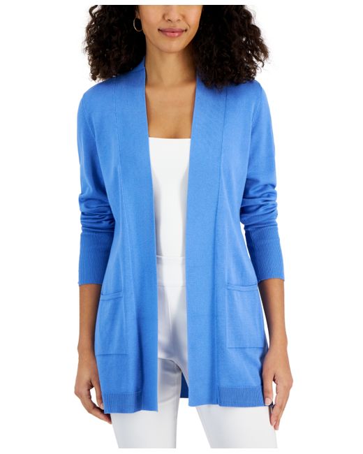 Jm Collection Button-Sleeve Flyaway Cardigan Created for