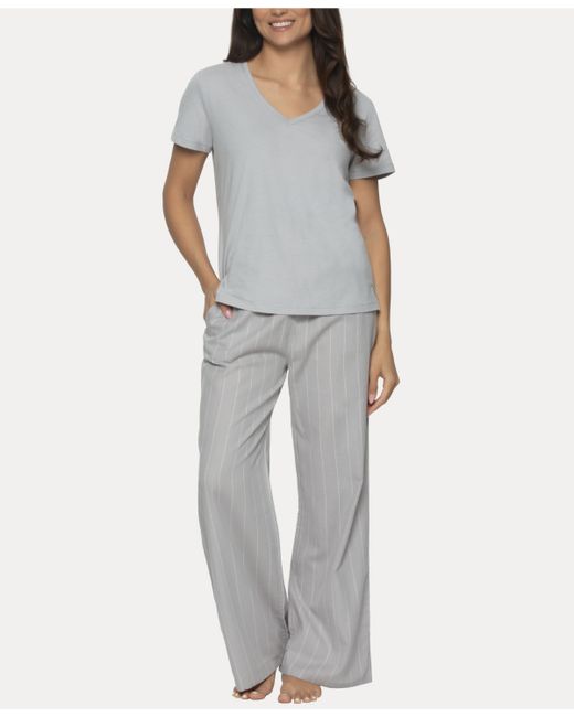 Felina Mirielle 2 Pc. Short Sleeve Pajama Set
