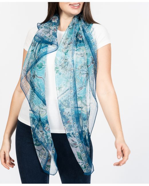 Vince Camuto Paisley Floral Square Scarf