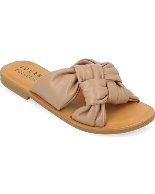 Journee Collection Woven Flat Sandals