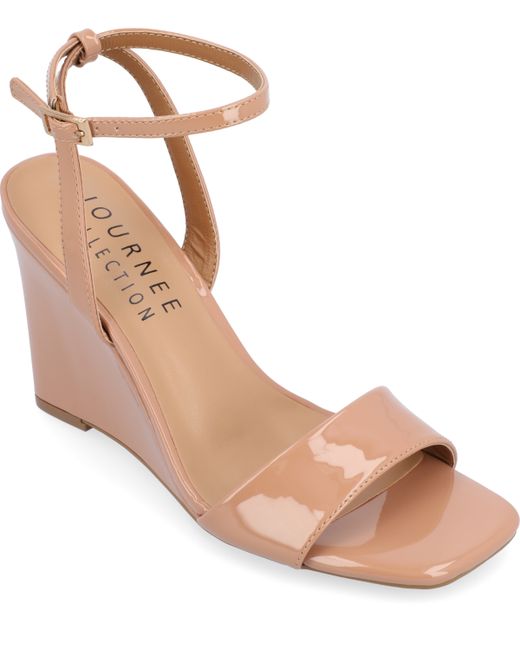 Journee Collection Ankle strap Wedge Sandals