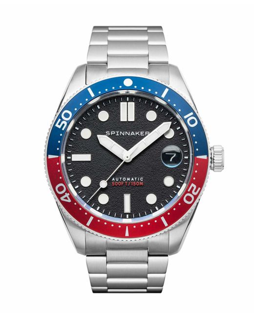 Spinnaker Croft Mid Automatic Elemental with Tone Solid Stainless Steel Bracelet Watch Stain