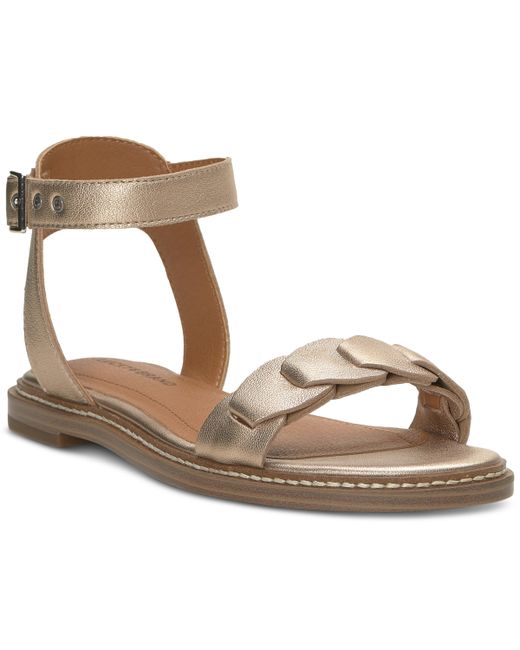 Lucky Brand Kyndall Ankle-Strap Flat Sandals