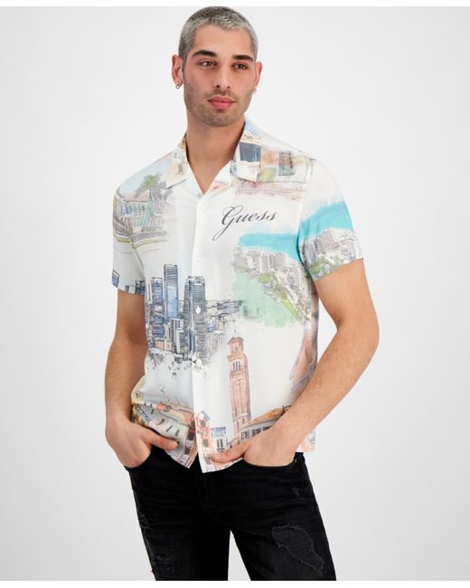 Guess Regular-Fit Riviera Graphic Shirt