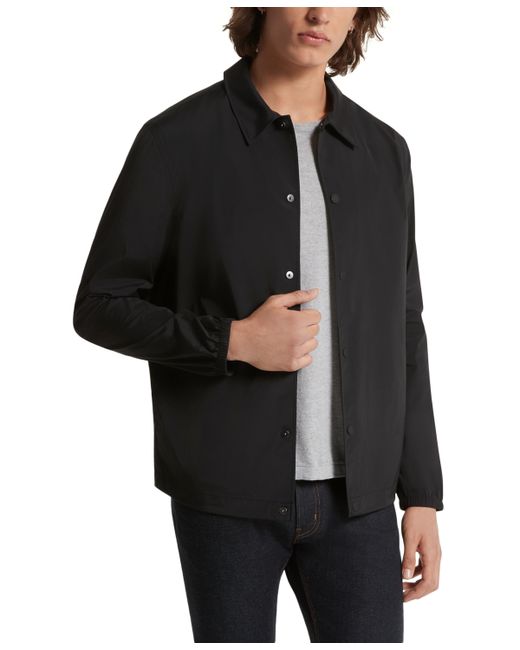 Michael Kors Snap-Front Nylon Shirt Jacket