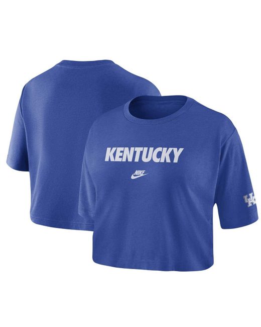 Nike Kentucky Wildcats Wordmark Cropped T-shirt