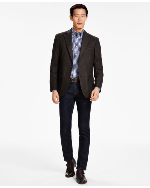 Tommy Hilfiger Modern-Fit Solid Weave Sport Coats
