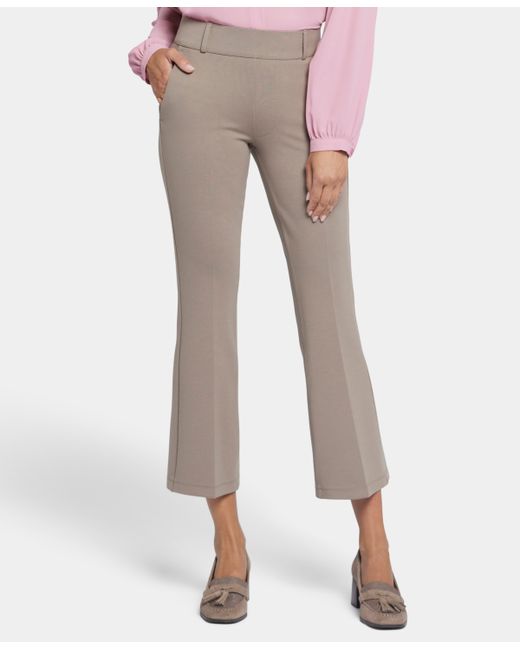 Nydj Pull on Flare Ankle Trouser Pants