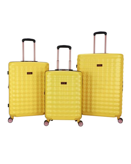 Jessica Simpson Vibrance 3 Piece Hardside Luggage Set