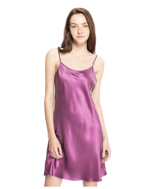 LilySilk 22 Momme Feminine Silk Chemise Nightgown for