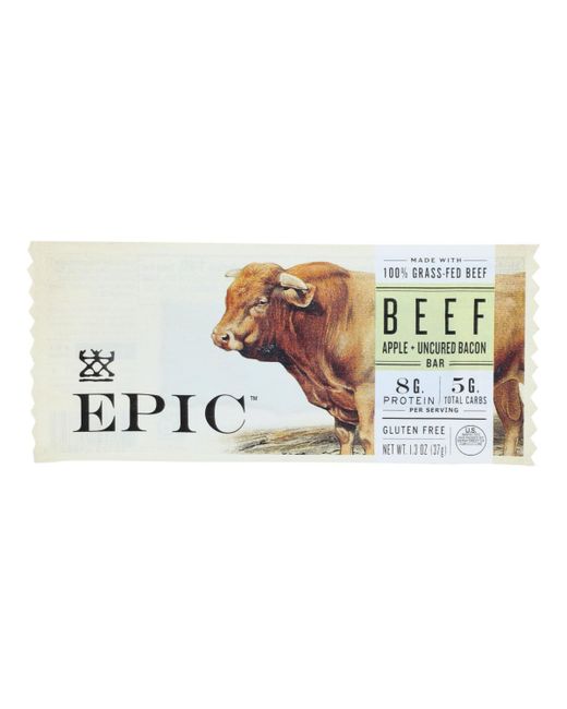 Epic Bar Beef Apple Uncured Bacon Case of 12-1.3 Oz