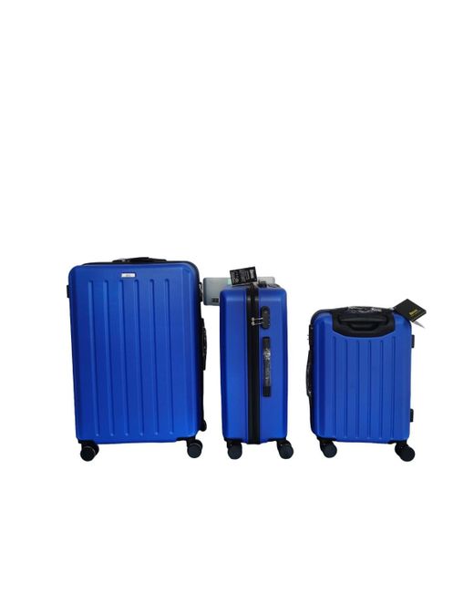 Mirage Luggage Noble Abs Hard shell Lightweight 360 Dual Spinning Wheels Combo Lock 3 Piece Luggage Set