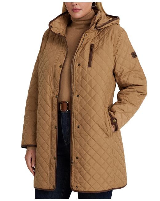 Lauren Ralph Lauren Plus Quilted Coat Created for