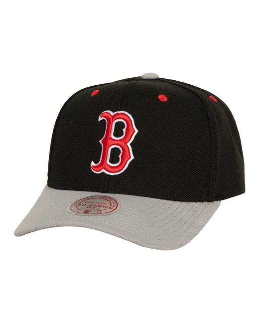 Mitchell & Ness Boston Red Sox Bred Pro Adjustable Hat