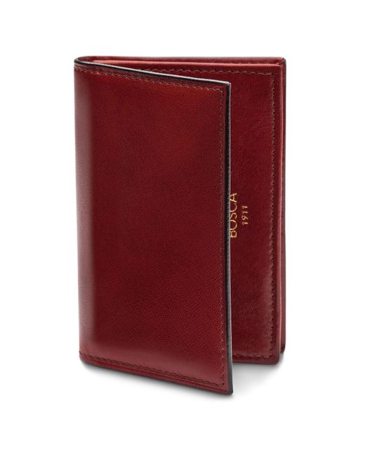 Bosca Wallet Old Full Gusset 2-Pocket Card Case with I.d. Window