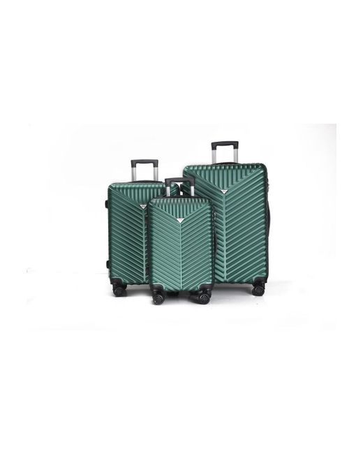 Mirage Luggage Gilana Abs Hard shell Lightweight 360 Dual Spinning Wheels Combo Lock Piece Luggage Set