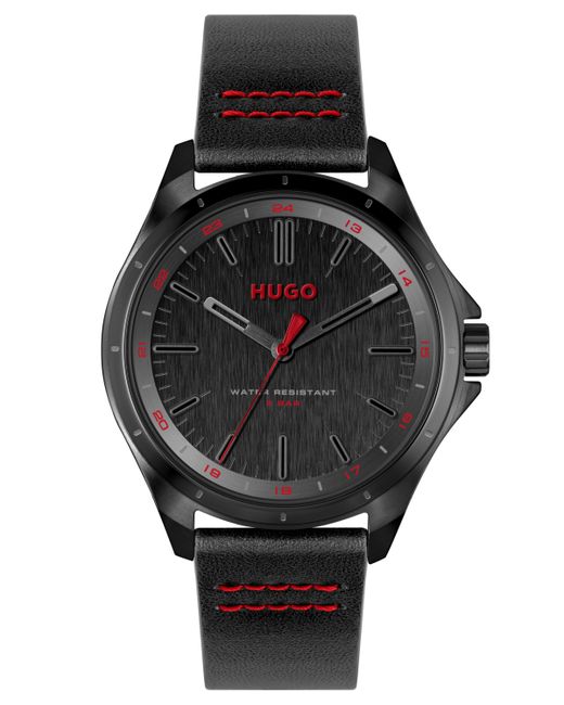 Hugo Boss Complete Quartz Leather Watch 42mm