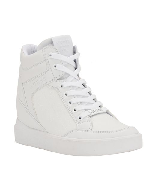 Guess Blairin Logo Hidden Wedge Lace-up Sneakers