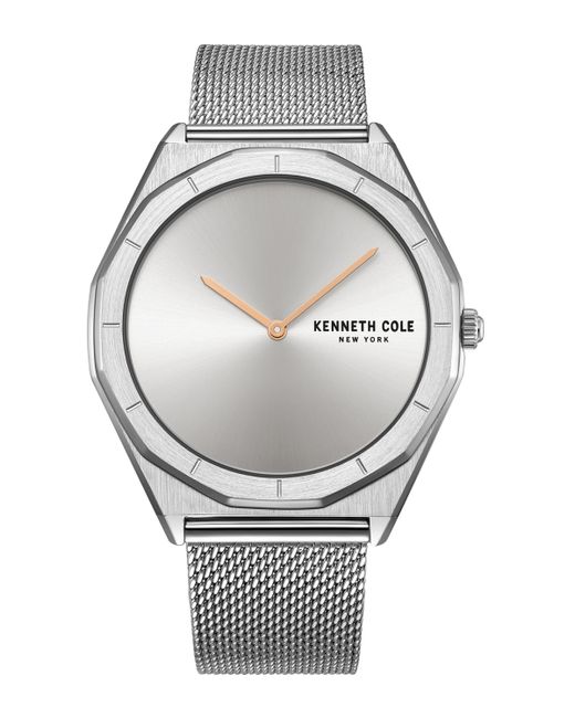 Kenneth Cole New York Modern Classic Tone Stainless Steel Mesh Bracelet Watch 41mm