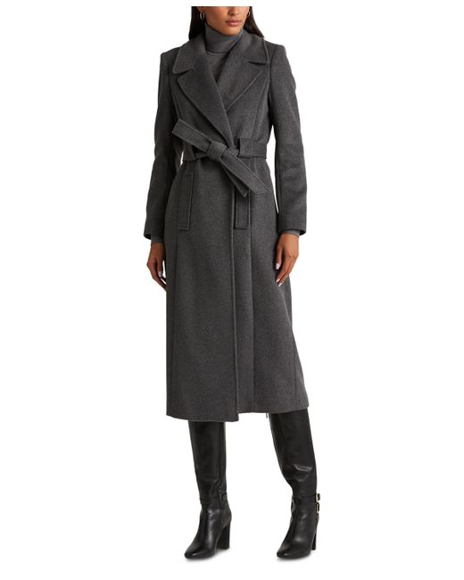 Lauren Ralph Lauren Wool-Blend Wrap Coat