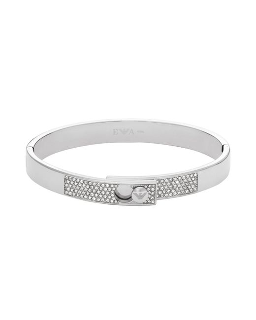 Emporio Armani with Crystals Setted Bangle Bracelet EGS3088040
