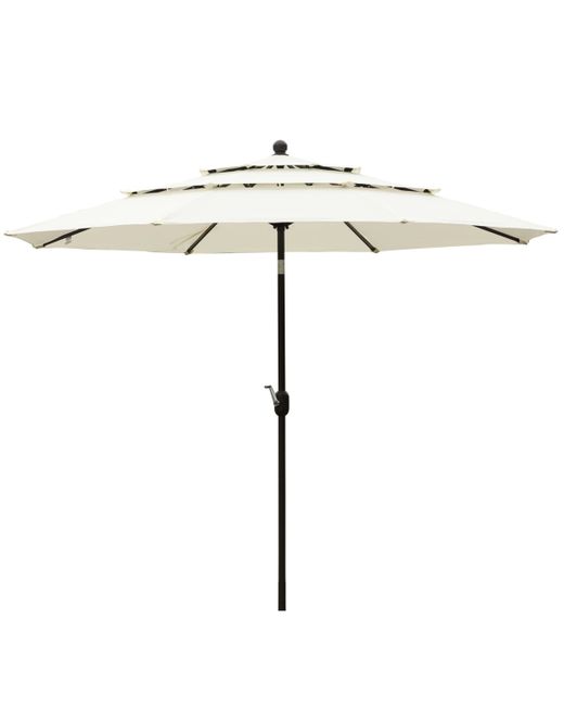 Aoodor Garden Market Umbrella Ft x 8.3 Outdoor Patio Round