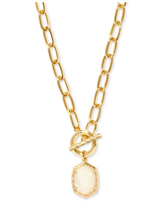 Kendra Scott 14k Gold-Plated Stone 18 Pendant Necklace