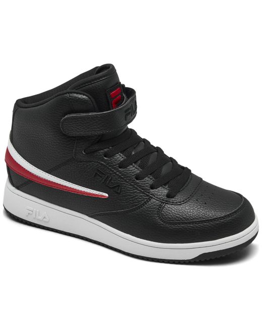 Fila A-High Strap High Top Casual Sneakers from Finish Line Red White
