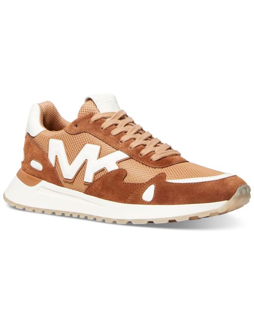 Michael Kors Miles Mk Logo Lace-Up Running Sneakers