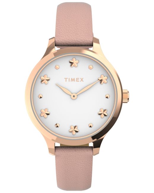 Timex Peyton Leather Strap Watch 36mm